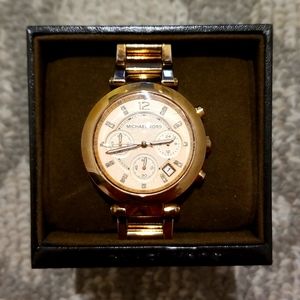 Michael Kors rose gold watch